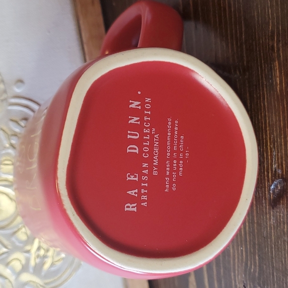 NWOT Rae Dunn "MERRY & BRIGHT" mug - Picture 4 of 4